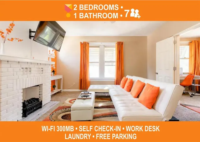 The Sunstone Retreat - Your Brooklyn Centre Haven Comfort To Explore Near Downtown With Parking, 300Mb Wifi & Self Check-In