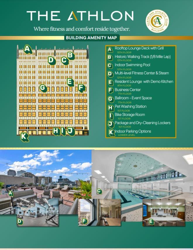506- 2br Unit With Olympic Pool & Steam Access In Downtown Playhouse Square Apartment *