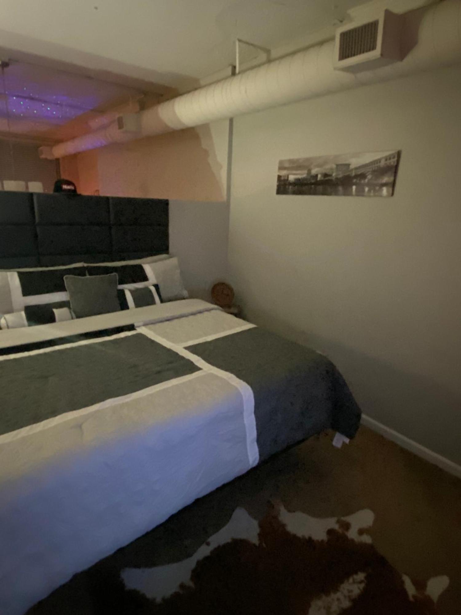 Downtown Cle Loft, River View, King Bed, Free Parking Apartment