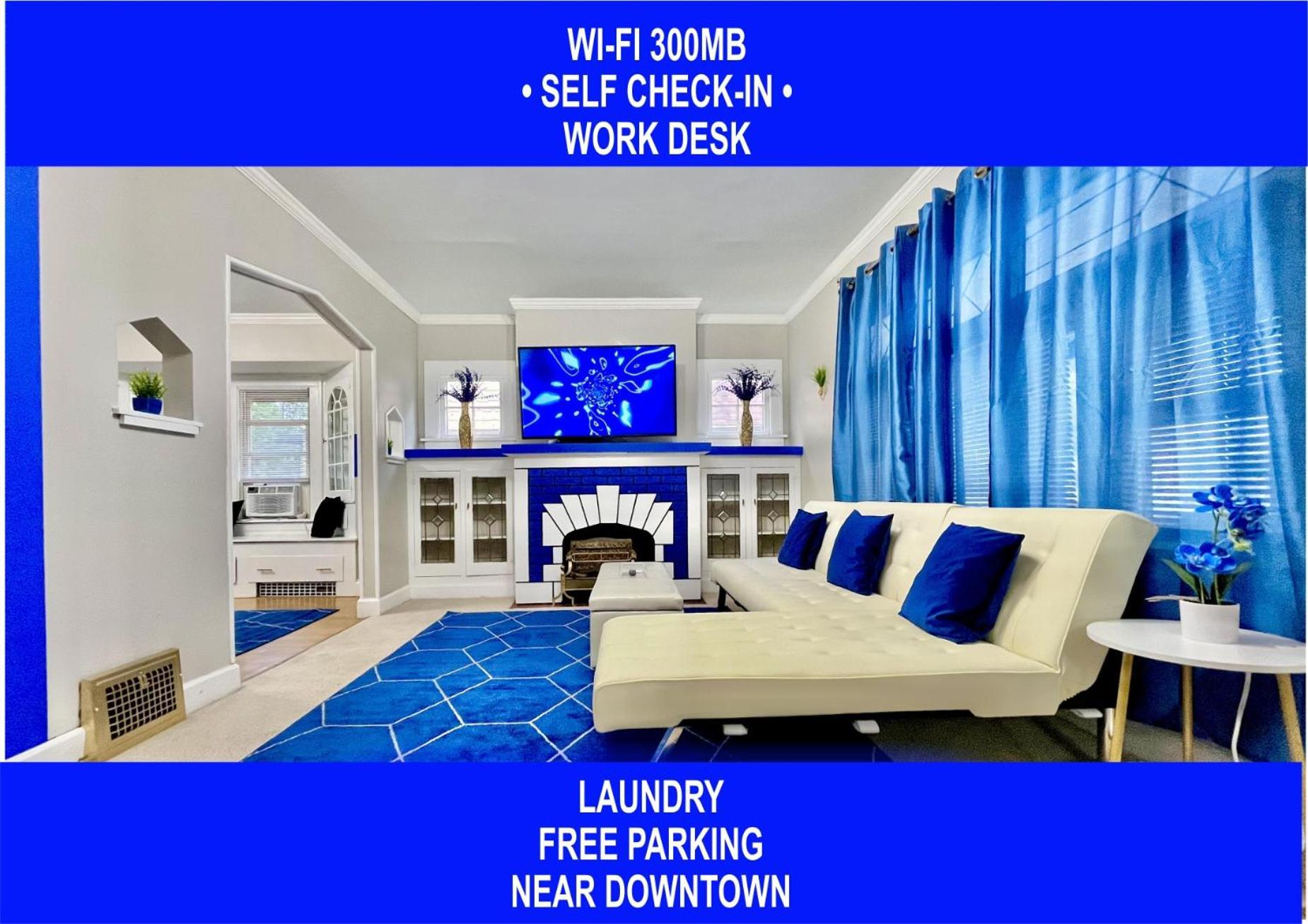 The Sapphire Haven - Your Old Brooklyn Oasis Awaits Families, Couples, Business Travelers Near Downtown With Parking, 300 Mb Wifi & Self Check-in Holiday home