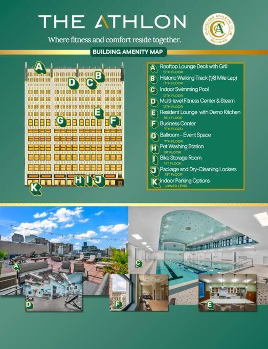 Heart Of Dt With Free Heated Pool & Steam Gym 415 * Cleveland